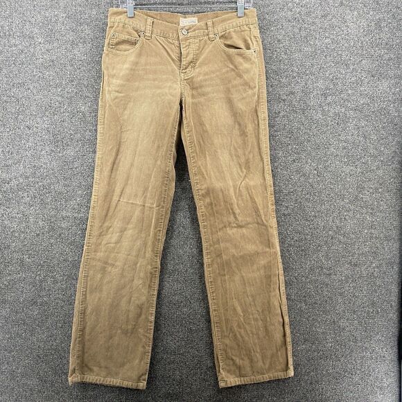 American Eagle Corduroy Pants Womens 6 Brown Mid Rise Bootcut Ladies Hippie 90s - Picture 1 of 12